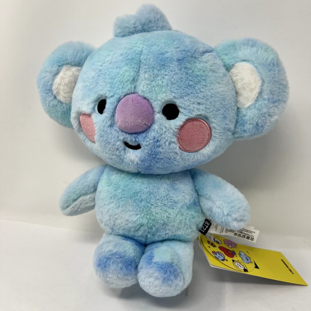 BT21 K-POP BTS Baby Plush Kids Blue Soft Polyester Stuffed Animal Toy For 3+ Age